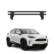 Menabo Dachträger Grundträger für Toyota Yaris Cross 2021-2026 Alu Schwarz 2tlg