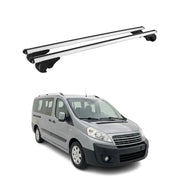Dachträger Grundträger für Citroen Jumpy 2007-2016 TÜV Aluminium Silber 2tlg