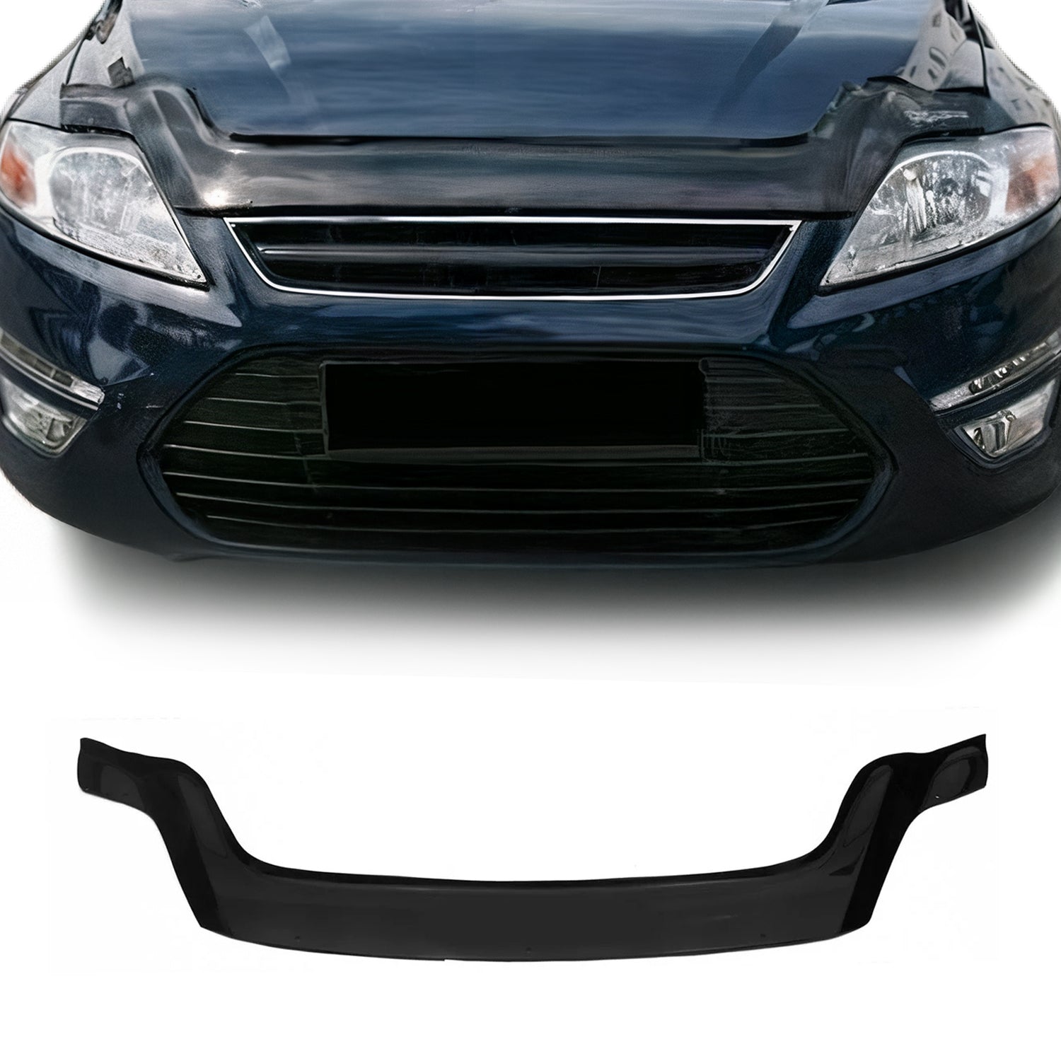 Motorhaube Deflektor Steinschlagschutz für Ford Mondeo mk4 2007-2014 Schwarz