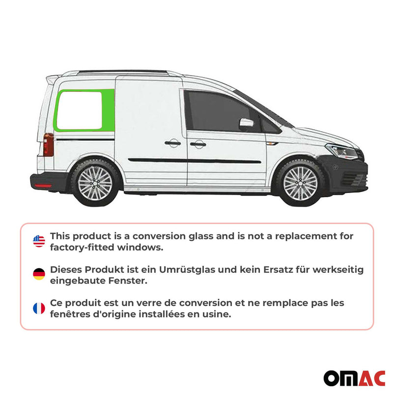 Seitenfenster Sicherheitsglas für VW Caddy 2003-2020 Seitenscheibe Rechts L1