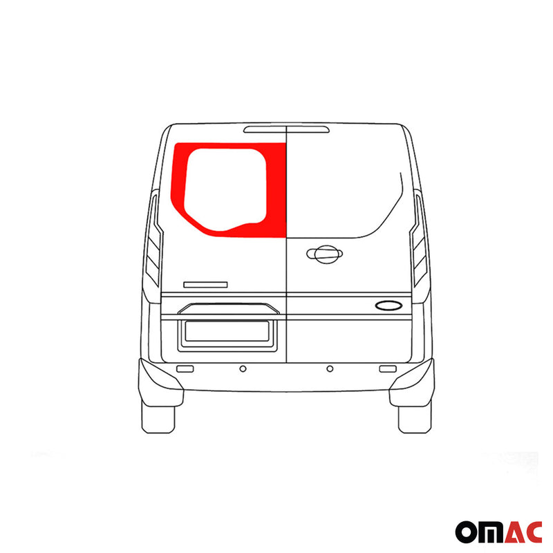 Heckflügeltür Autoglas für Ford Transit Custom 2014-2024 Links Rechts L1 L2 SET