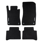 Velours Fußmatten für Mercedes-Benz E-Klasse W211 S211 2002-2009 Schwarz 4 tlg
