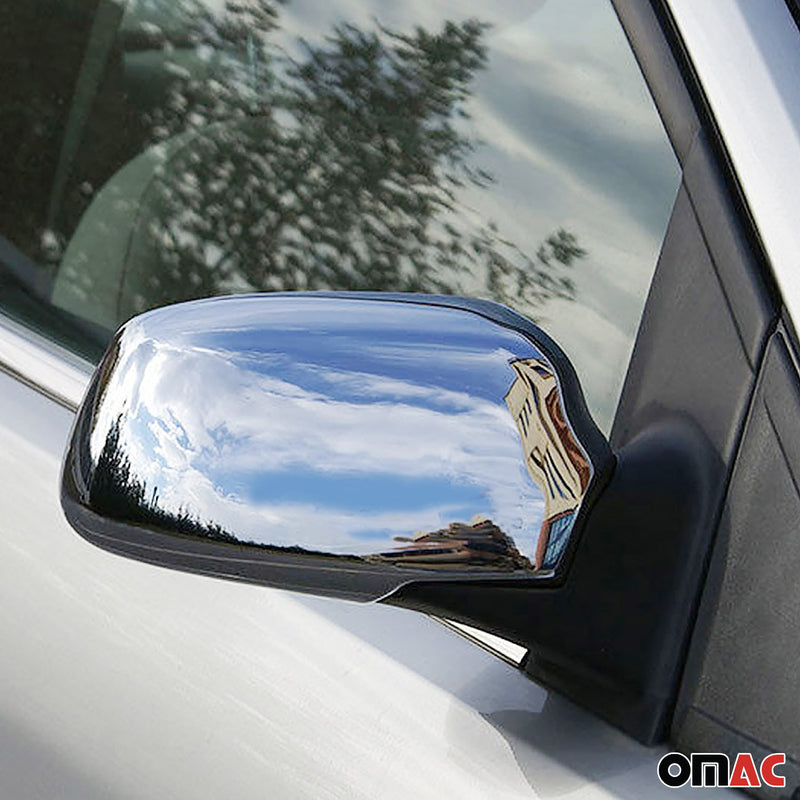 Spiegelkappen für Ford Focus C-MAX Focus mk2 Mondeo mk3 Chrom ABS Silber