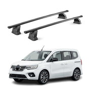 Stahl Dachträger für Renault Kangoo III 2021-2026 TÜV Abschließbar 2tlg Schwarz