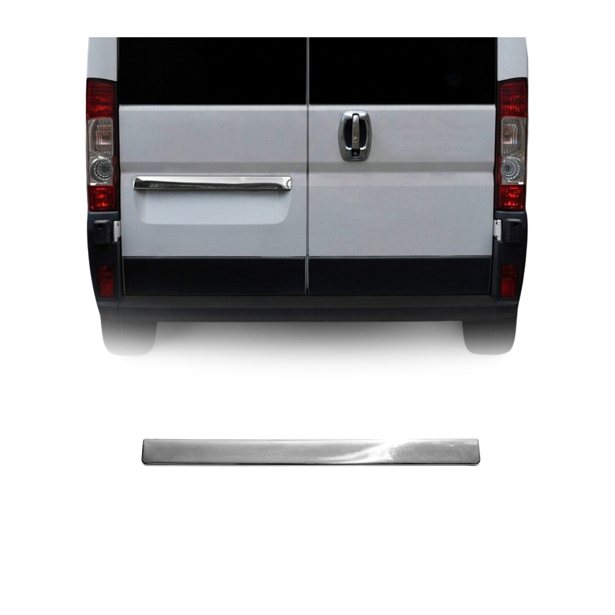Heckklappe Kofferraumöffner Griff für Peugeot Boxer 2006-2020 Edelstahl Chrom