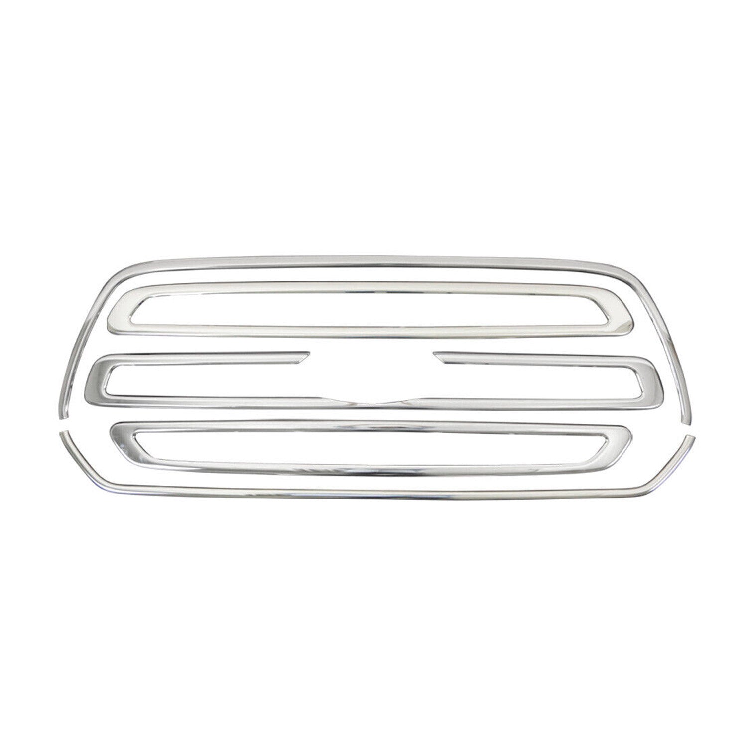 Kühlergrill Leisten Grillleisten für Ford Transit 2014-2024 Edelstahl Chrom 5x