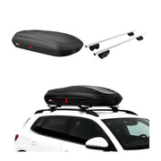 Carbonlook Dachbox 320L + Dachträger Mercedes C Klasse S205 2014-2021 Silber