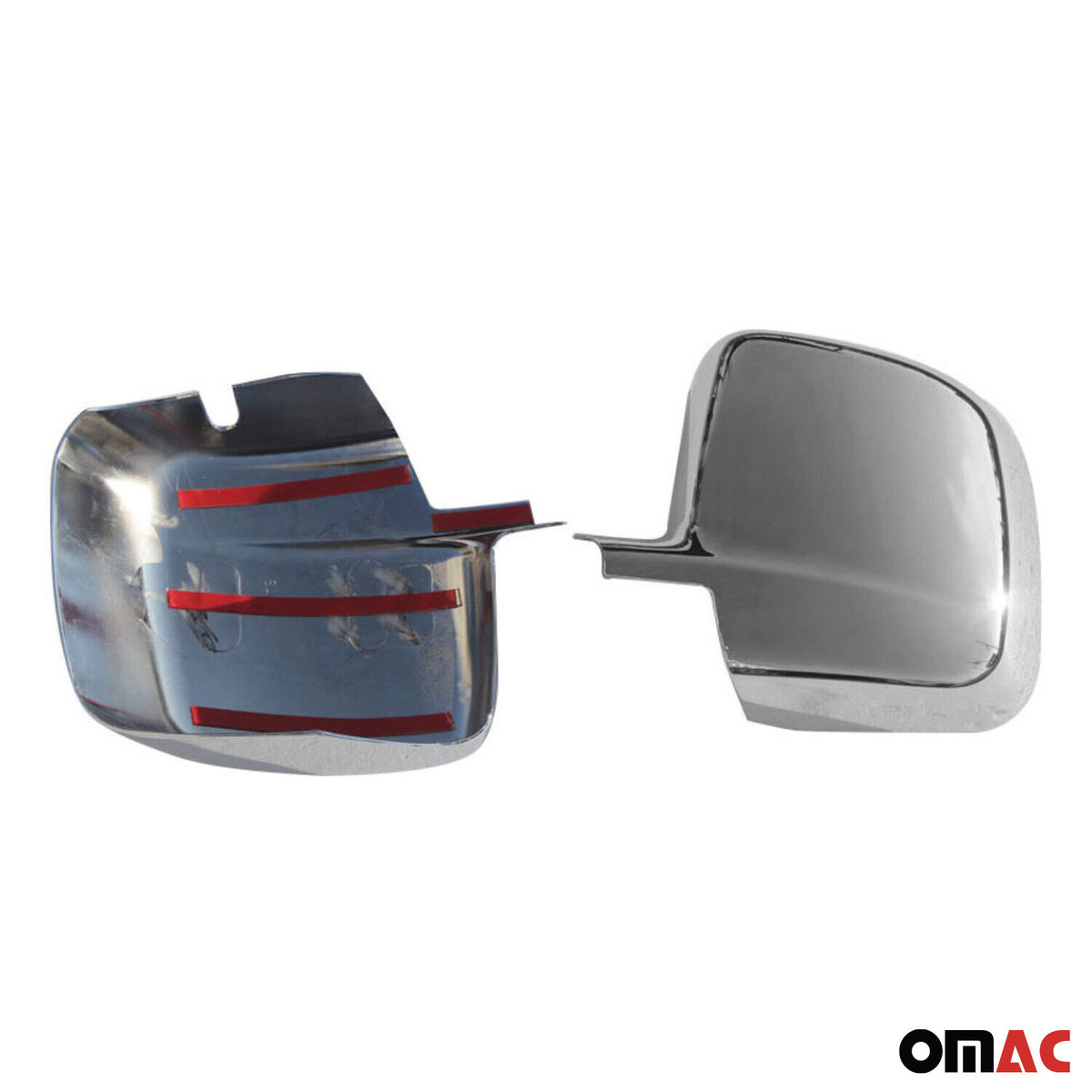 Spiegelkappen Spiegelabdeckung für Citroen Nemo 2007-2015 Edelstahl Chrom 2tlg