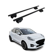 Dachträger Grundtäger für Ford Puma 2019-2026 75kg Metall Schwarz 2 tlg