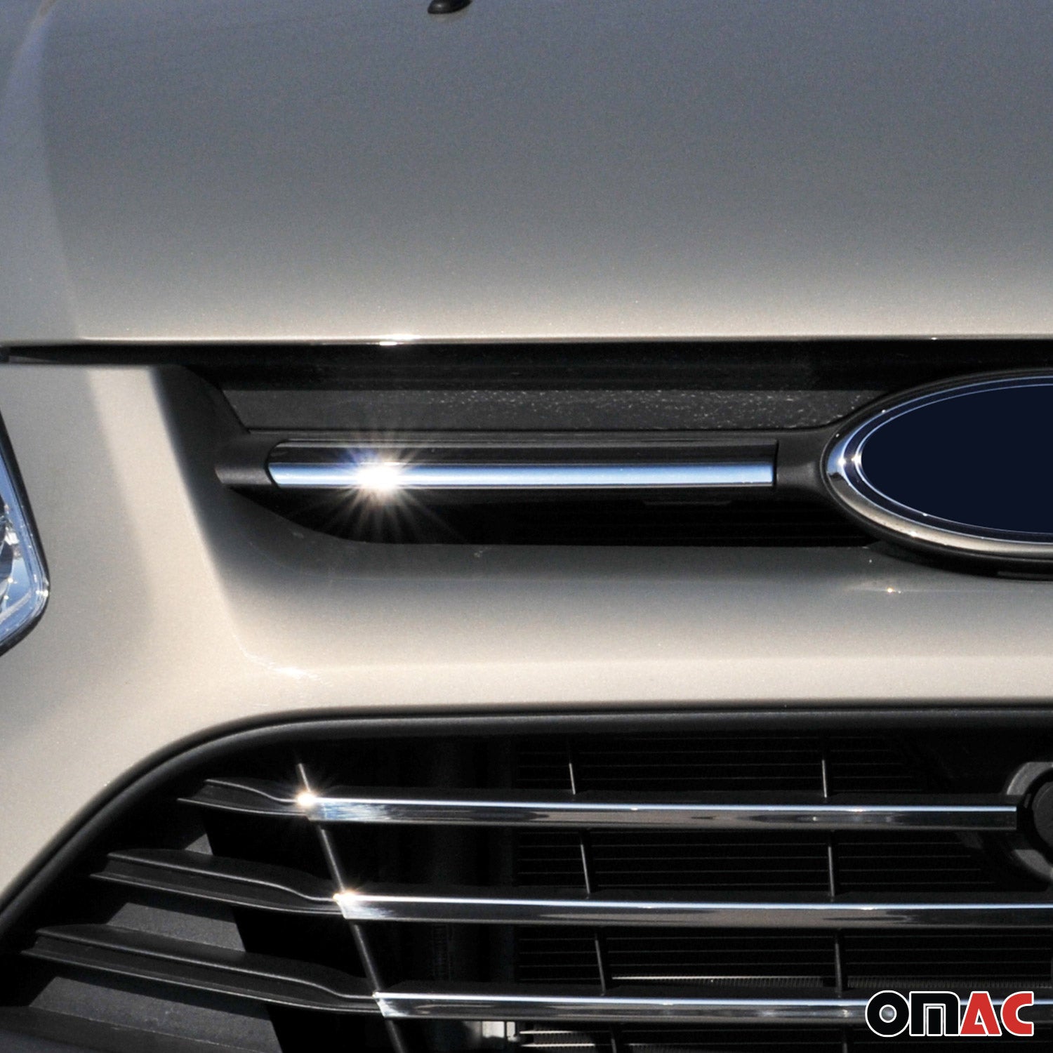 Kühlergrill Grillleisten für Ford Transit Tourneo Custom 2013-2018 Chrom 2x