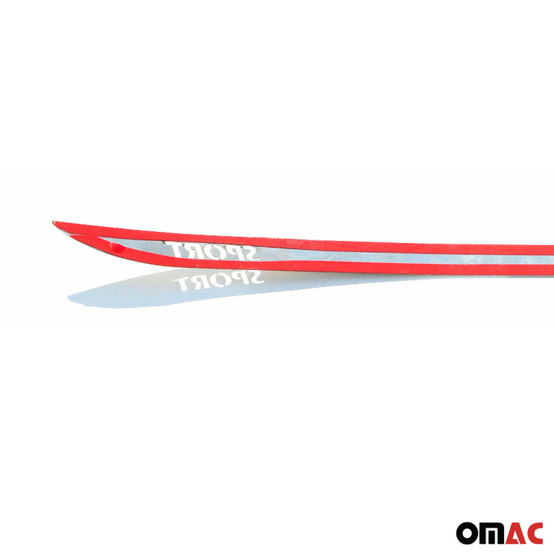 Kofferraumleiste Heckleiste für Seat Leon 1999-2006 Untere Chrom Edelstahl