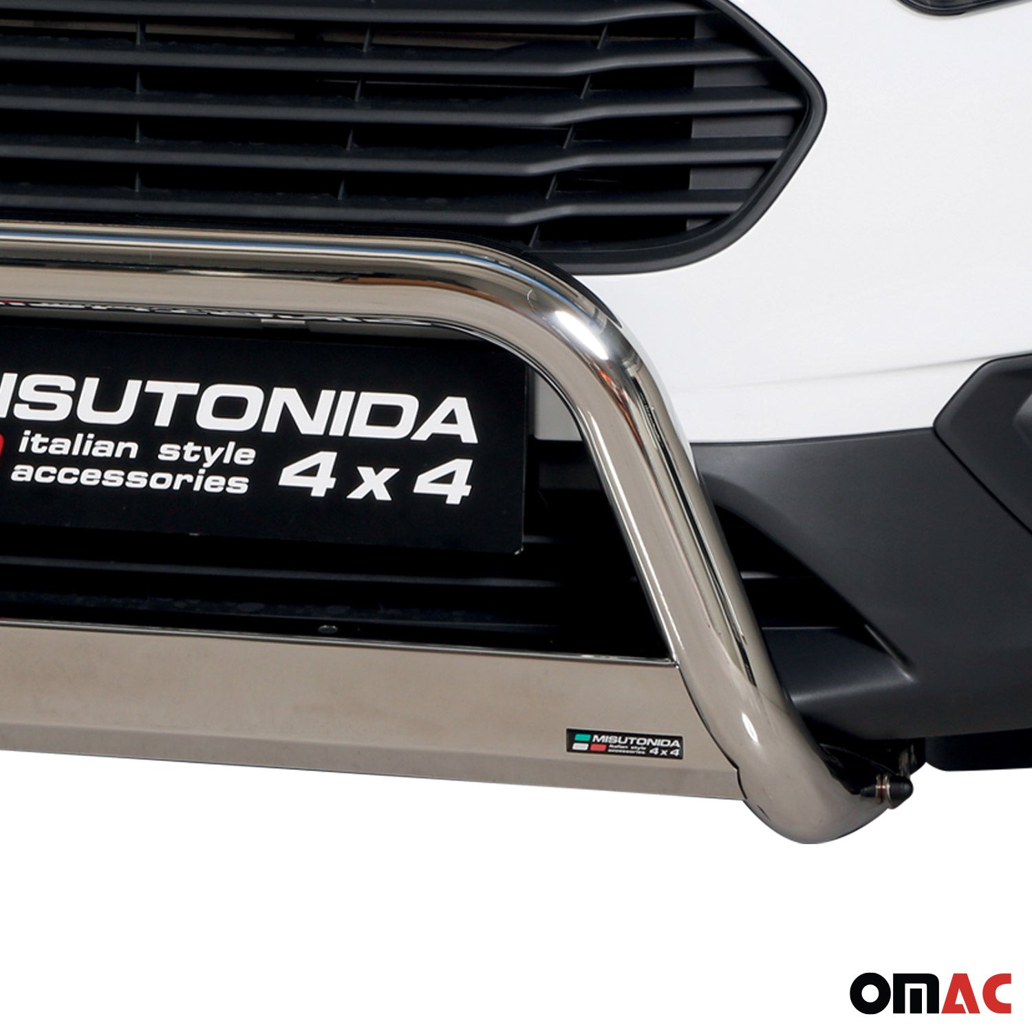 Frontbügel Frontschutzbügel für Ford Transit Courirer 2018-2021 Grau Ø 63 mm