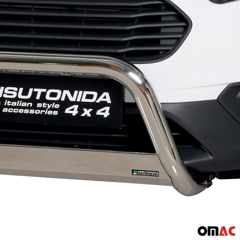 Frontbügel Frontschutzbügel für Ford Transit Courirer 2018-2021 Grau Ø 63 mm