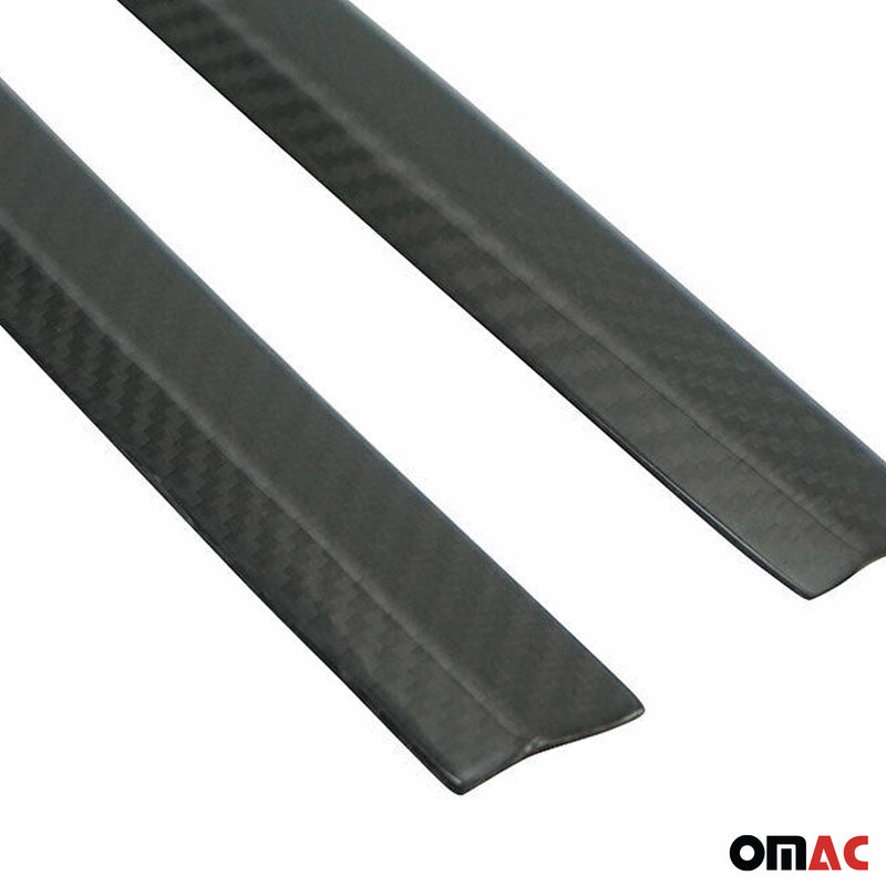 Kühlergrill Leisten Grillleisten für VW Caddy 2015-2020 Kohlefaser Schwarz 2tlg