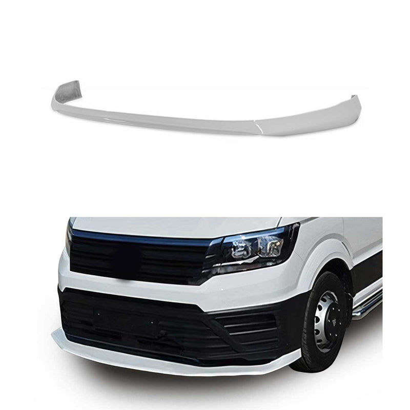 Frontspoiler Lippe Stoßstange Splitter für VW Crafter 2017-2025 weiss