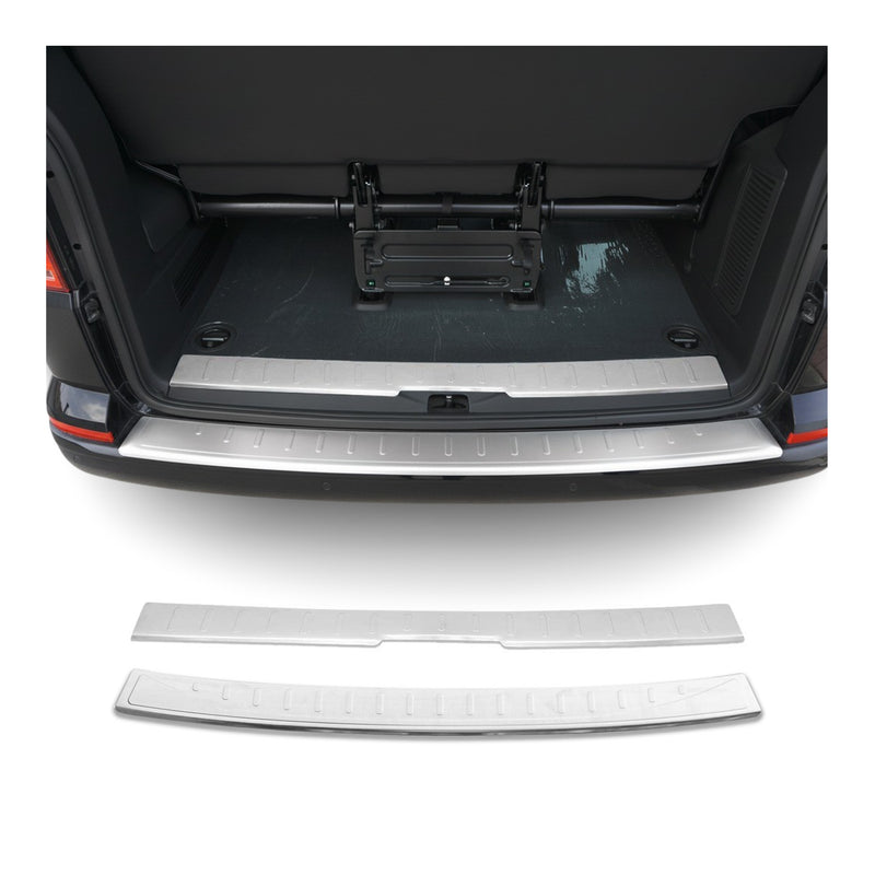 Ladekantenschutz & Stoßstange Satz für VW T6 T6.1 alle 2015-2024 Einzeltür Chrom