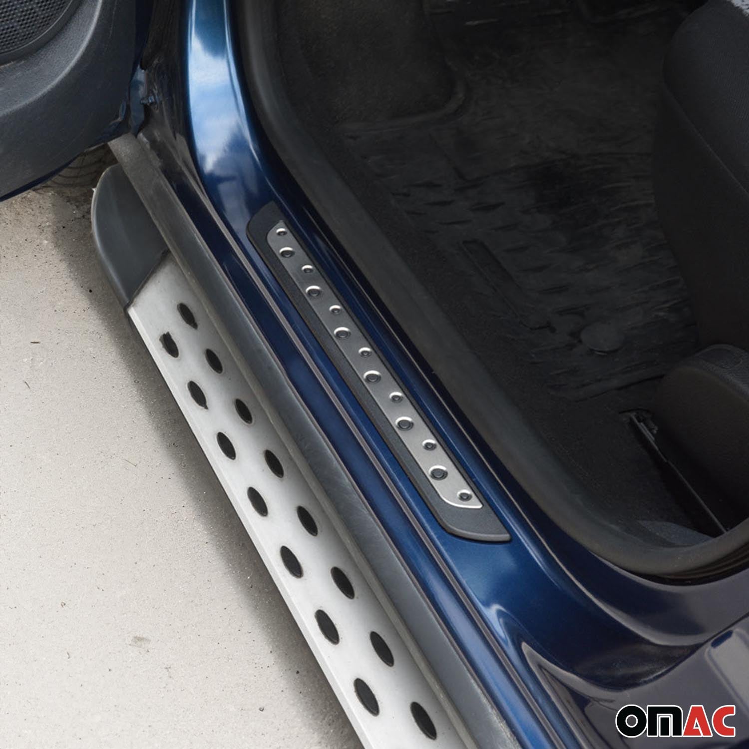 Einstiegsleisten Türschweller für VW Caddy 2003-2026 Edelstahl Chrom 4tlg