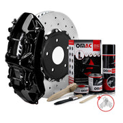 OMAC Bremssattellack Bremssattelfarbe New York Schwarz Glänz Auto Lack Set