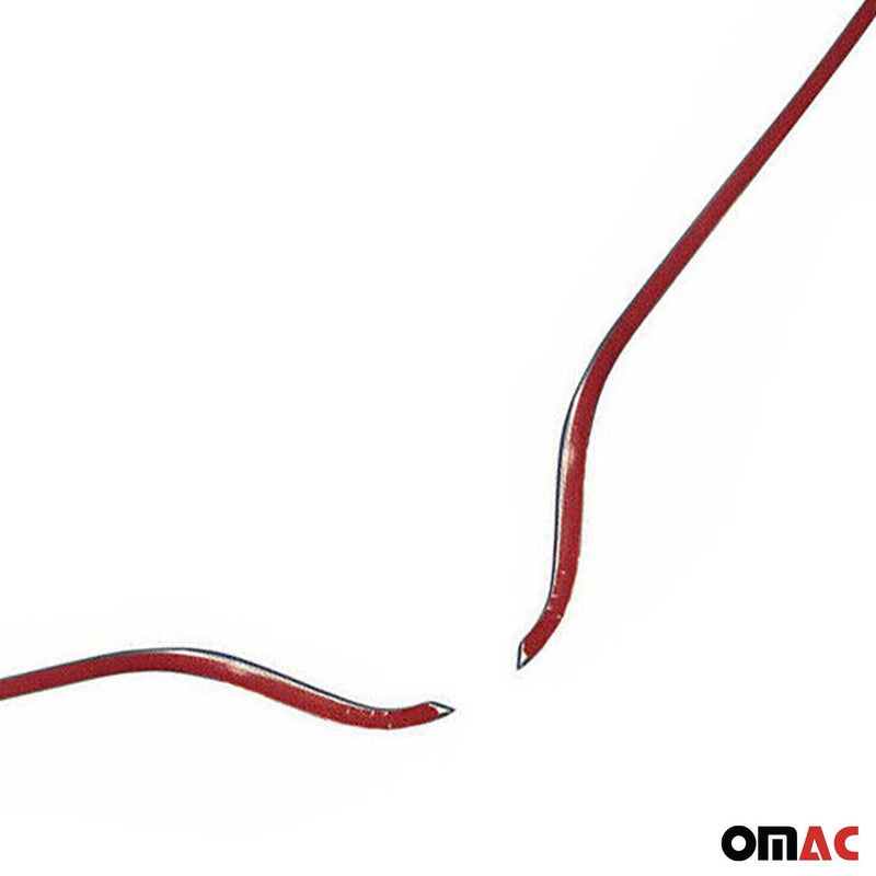 Kühlergrill Leisten Grillleisten für Renault Clio 2012-2019 Edelstahl Silber 2x