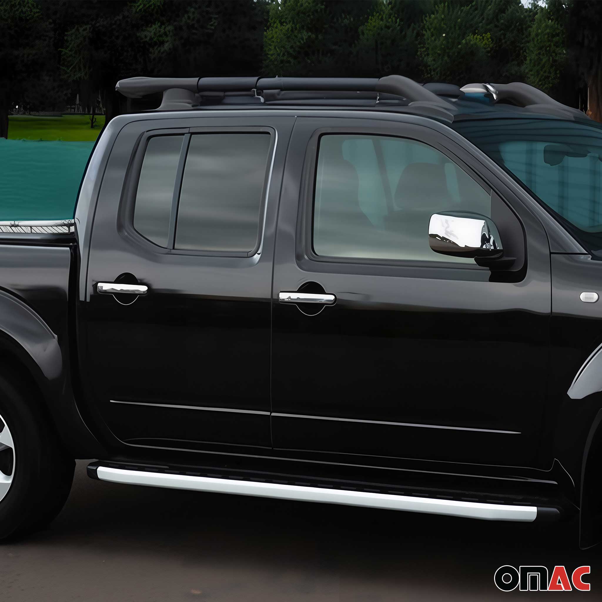 Chrom Türgriff Blende für Nissan Pathfinder 2004-2013 2Tür Edelstahl 8tlg