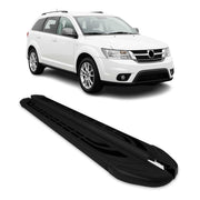 Trittbretter Seitenschweller Seitenbretter für Fiat Freemont 2011-16 Alu Schwarz
