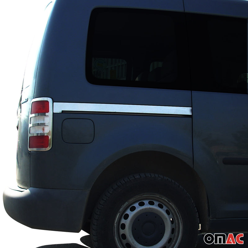 Seitentürleiste Türleisten Türschutzleiste für VW Caddy Maxi 2007-2015 Chrom 2x