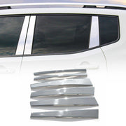 B-Säule C-Säule Türsäulen Verkleidung für BMW 5er E34 1989-1995 Chrom Silber 6x