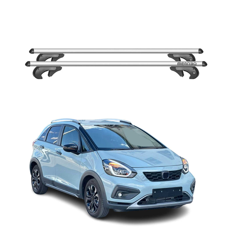 Menabo Dachträger Grundtäger für Honda Jazz / Fit 2020-2025 90kg Silber 2x