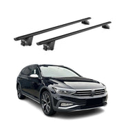 Dachträger für VW Passat Alltrack Kombi B8 2015-2023 100kg Alu Schwarz 2x ABE