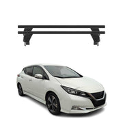 Menabo Dachträger Grundtäger für Nissan Leaf 2018-2025 50kg Alu Schwarz 2 tlg