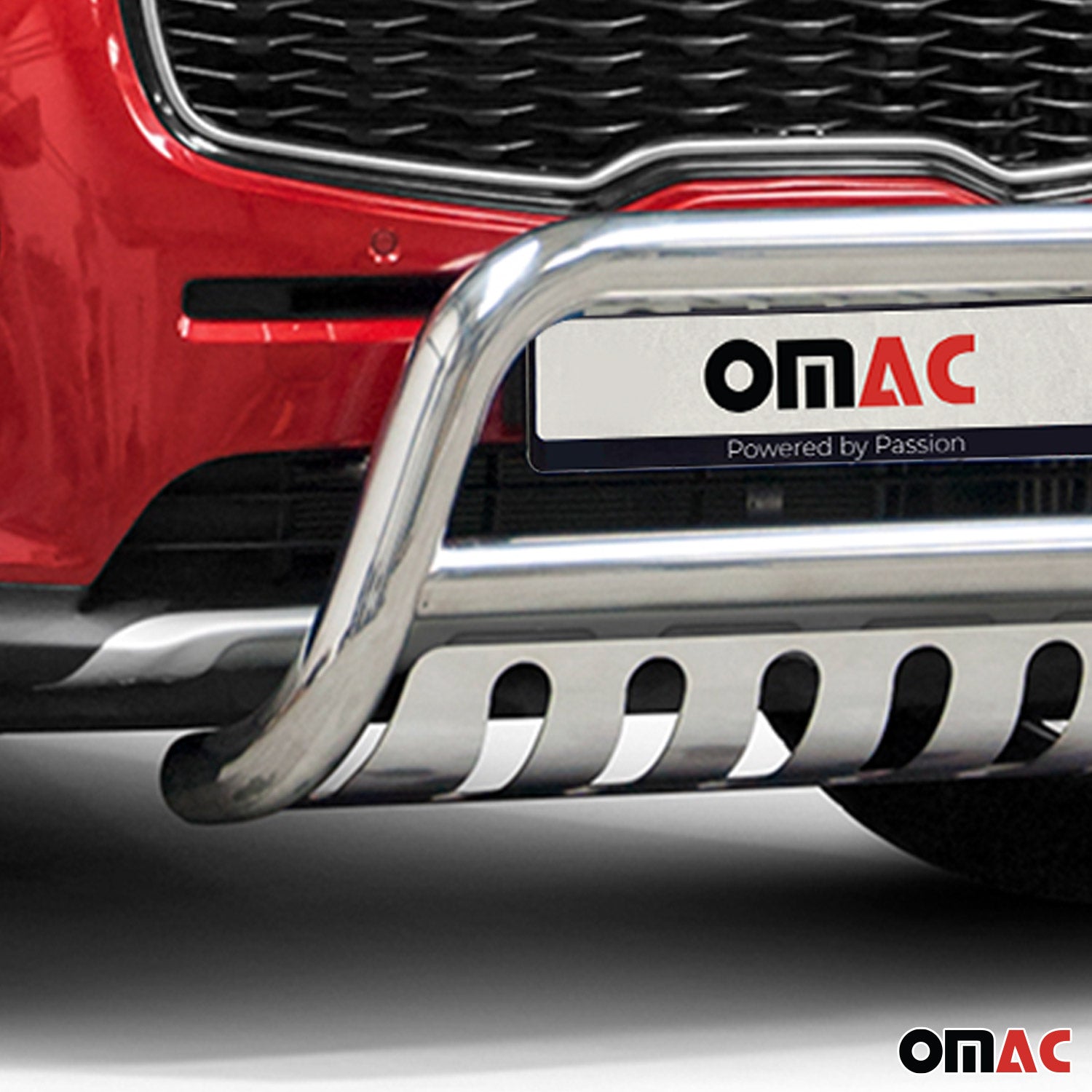 Frontbügel Frontschutzbügel für Kia Sportage 2015-2018 mit ABE Edelstahl Silber