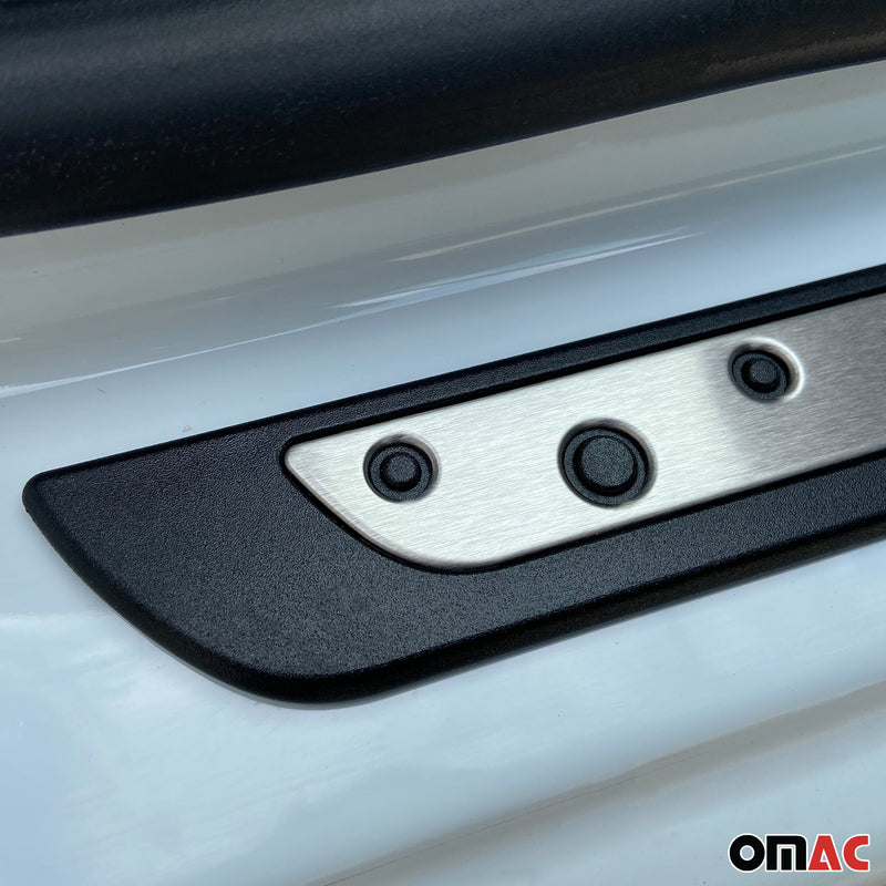 Door sill trims for Skoda Octavia 2004-2013 chrome plastic
