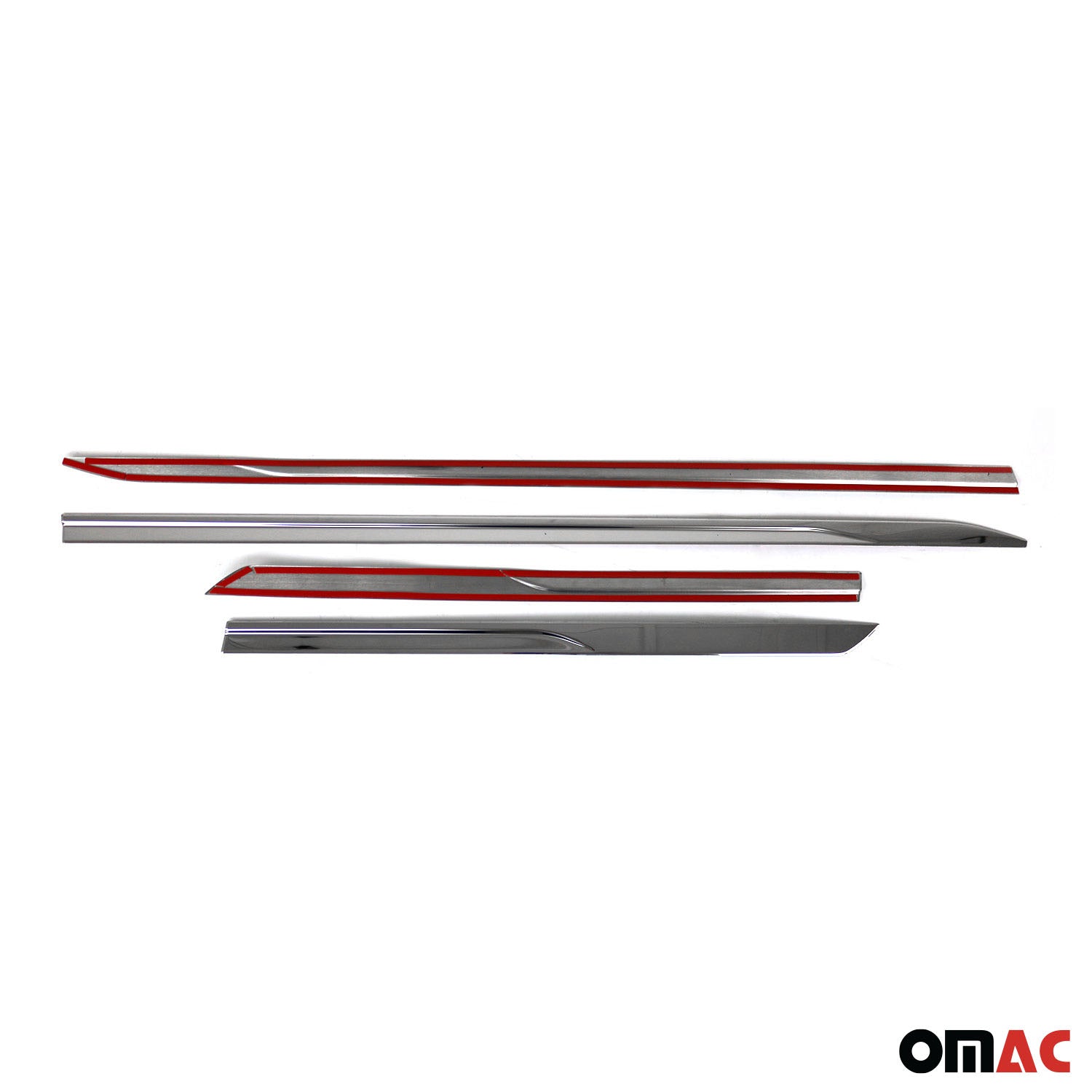 Seitentürleiste Türleisten Türschutzleiste für Renault Clio 2019-2021 Chrom 4x