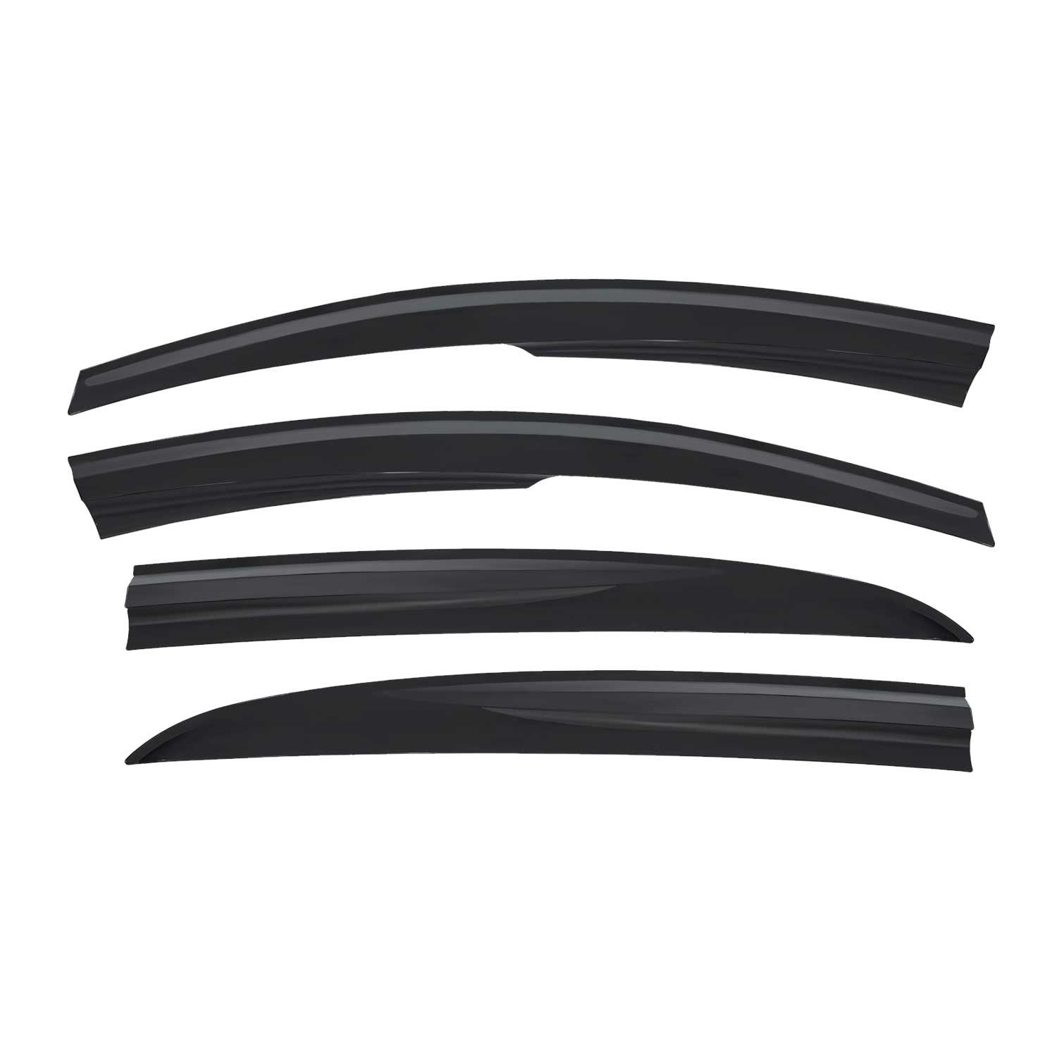 4x Windabweiser Regenabweiser für Hyundai i20 Schrägheck 2008-2015 Acryl Dunkel