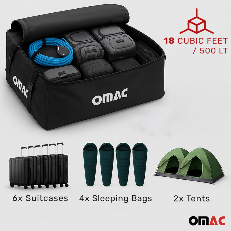 Auto Dachtasche Dachkoffer Dachbox Faltbar Gepäcktasche 500 Liter Volumen