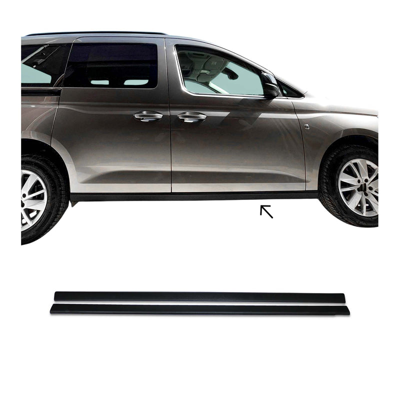 Seitenschweller Side Skirts für VW Caddy 5 2021-2025 Kunststoff L1 Schwarz 2 tlg