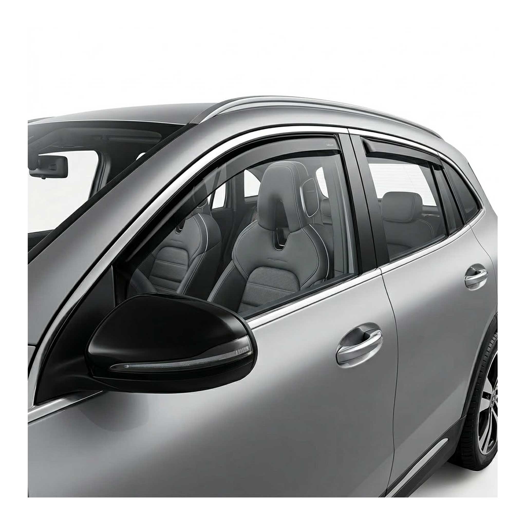 Windabweiser Regenabweiser für Peugeot 2008 2019-2026 Dunkel Acryl 4tlg