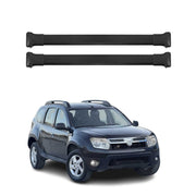 Dachträger Gepäckträger für Dacia Duster 2010-13 Pre-FL Relingträger Alu Schwarz