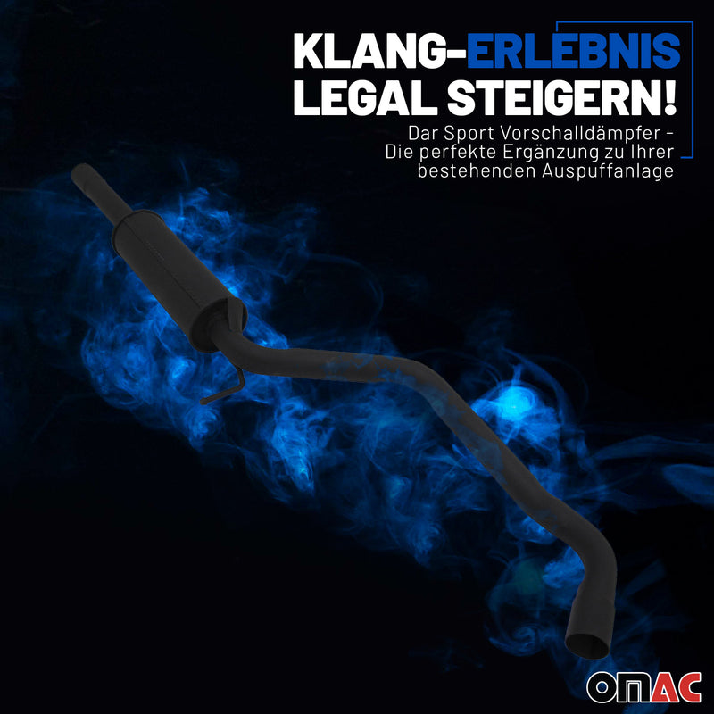 NOVUS Sport Vorschalldämpfer für A3 8P Leon 1P Golf 5 6 Scirocco mit EG