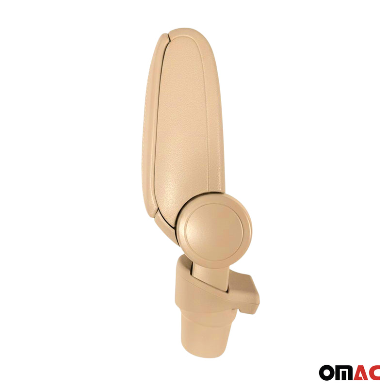 Mittelarmlehne Armlehne Mittelkonsole für Seat Ibiza 2008-2017 PU-Leder Beige
