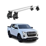 Menabo Dachträger Grundträger für Isuzu D-Max III 2019-2026 Stahl Grau 2tlg