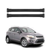Dachträger Grundtäger für Ford Kuga I 2008-2012 75kg Aluminium Schwarz 2 tlg