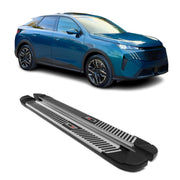 Trittbretter Seitenbretter für Peugeot 3008 III 2024-2026 Alu Schwarz Silber