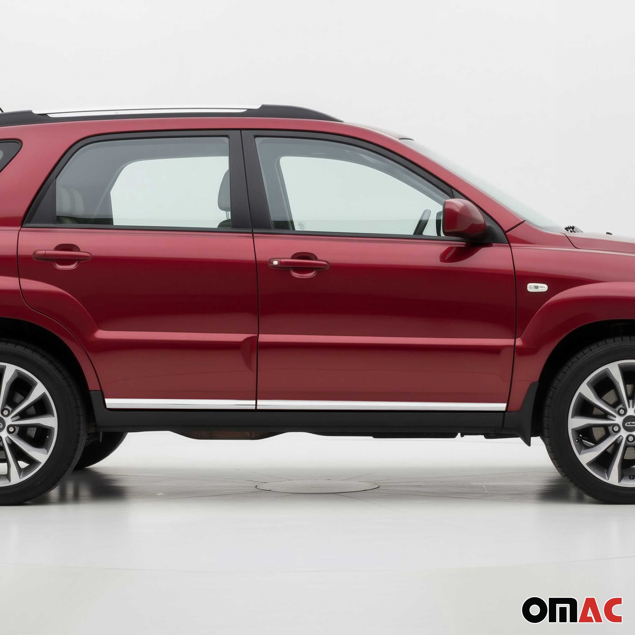Seitentürleiste Türleisten Türschutzleiste für Kia Sportage 2010-2015 Chrom 4x