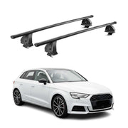 Stahl Dachträger für Audi A3 8Y Sportback 2020-2026 TÜV 75 kg 2tlg Schwarz