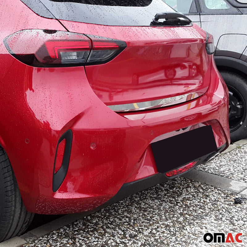 Kofferraumleiste Heckklappe Leiste für Opel Corsa F 2020-2025 Edelstahl Chrom