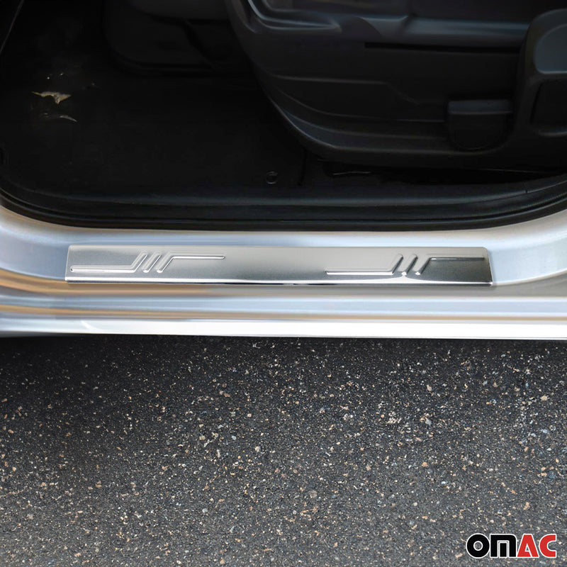 Einstiegsleisten Türschweller für Opel Astra H 2004-2010 Edelstahl Silber 2tlg