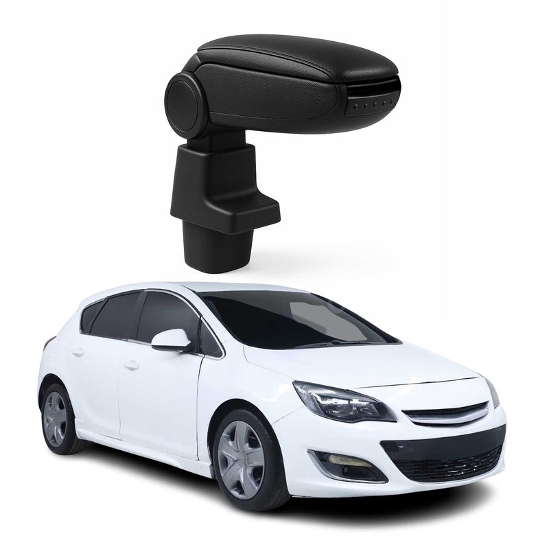 Mittelarmlehne Armlehne für Opel Astra J 2009-2015 PU-Leder ABS Schwarz