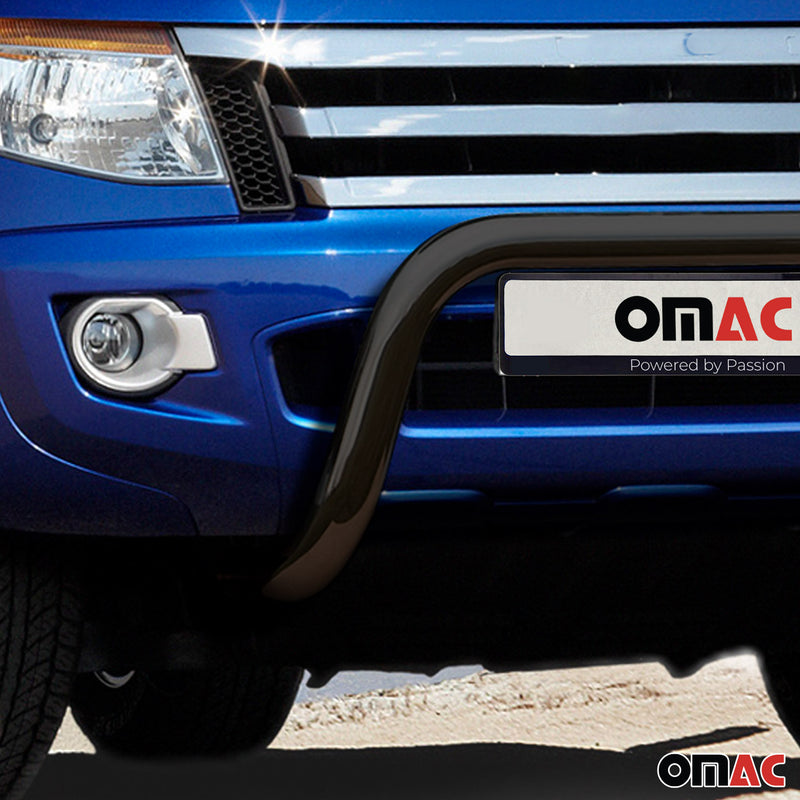 Stahl Frontbügel Frontschutzbügel für Ford Ranger 2012-2016 mit ABE Schwarz