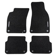 Velours Fußmatten für Audi A6 C6 2004-2011 Autoteppich Automatten Schwarz 4 tlg